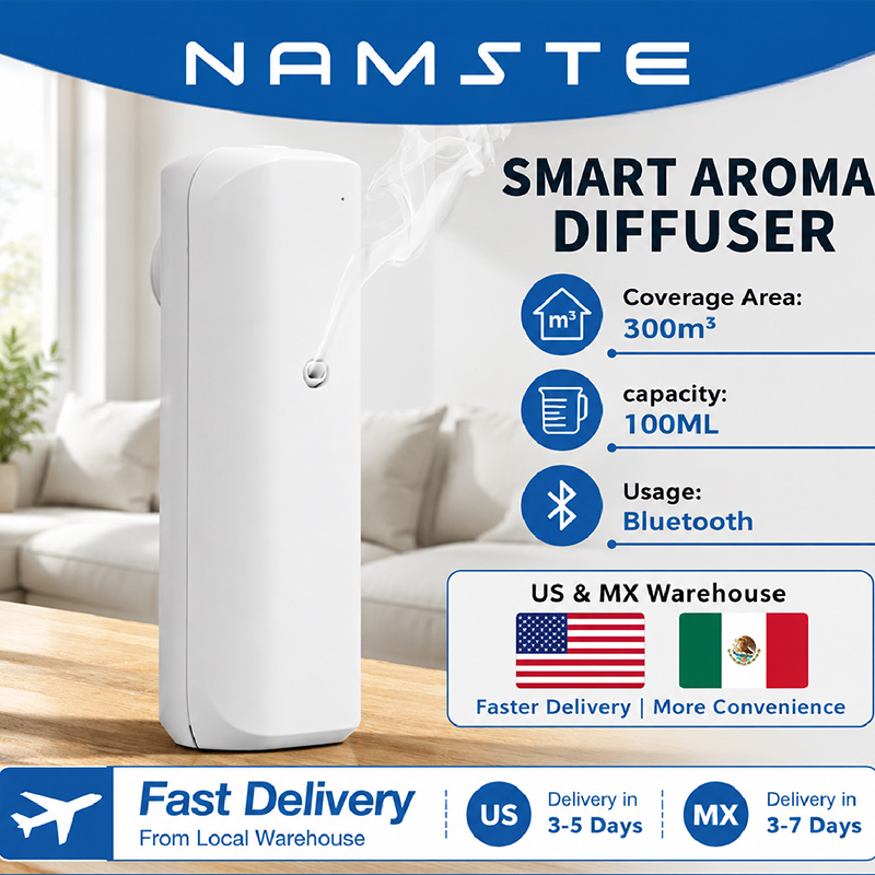 Home Fragrance Best - NAMASTE Diffuser Minyak Aromatik Bluetooth, Diffuser